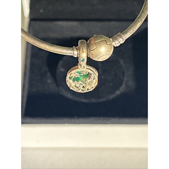 Pandora Charm Lion King Disney Simba Pumbaa Timon 535 With Bracelet SZ 19 - Picture 3 of 6